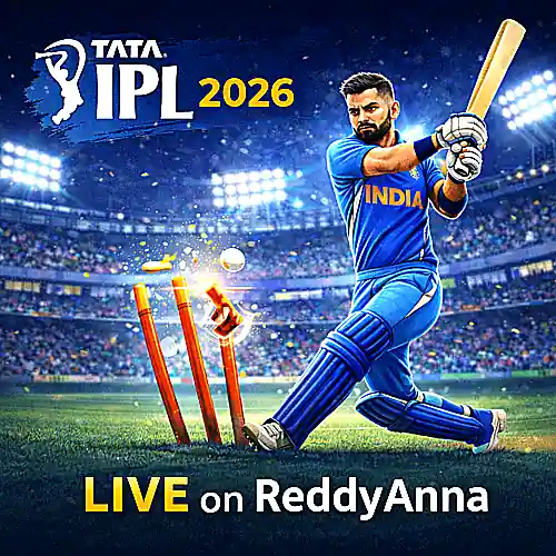 IPL 2026 Live on ReddyAnna — All 74 Matches